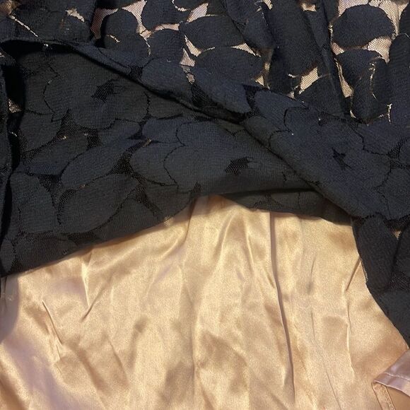 Cynthia Steffe Black Lace Sleeveless Mini Dress - Picture 6 of 7